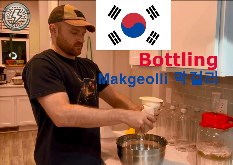 New Video - Bottling Makgeolli